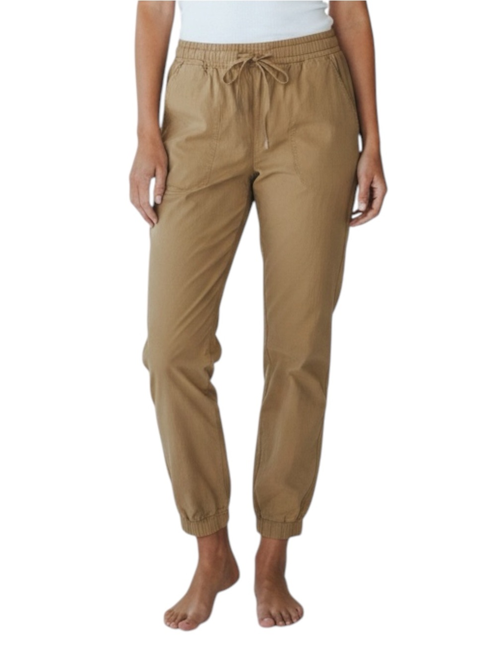 L.L. BEAN “Favorite Fit” Khaki Chino Ankle Pants Size 2 — more of a gold color
